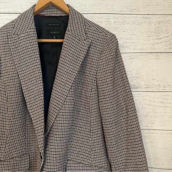 Talbots Houndstooth Blazer Suit Jacket. Gorgeous! - Picture 5 of 7